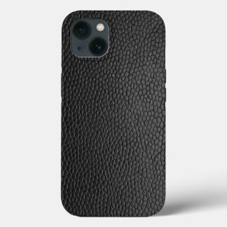 Lederen patroonbehuizing, Apple iPhone 13, hard 13 Hoesje