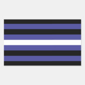 Lederen Pride Stripes Rechthoekige Sticker (Voorkant)