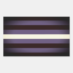 Lederen Pride Stripes Rechthoekige Sticker