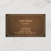  lederen psychiater Visitekaartje (Achterkant)