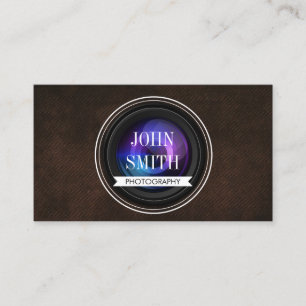  Lederen QR Code Fotografie Visitekaartje