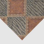 lederen slang in tijger - zwarte ontkoppeling tissuepapier (Detail)