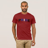 Lederen T-shirt (Voorkant volledig)