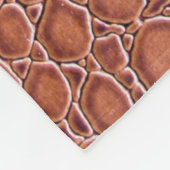 lederen textuur achtergrondstructuur, kunst, achte fleece deken (Hoek)