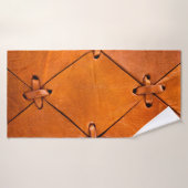 Lederen textuur. badhanddoek (Badhanddoek)