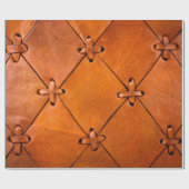 Lederen textuur. cadeaupapier (Vlak)