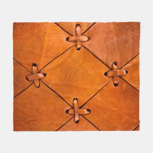 Lederen textuur. fleece deken (Voorkant (Horizontaal))