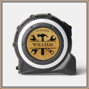 Lederen textuur gereedschap Naam instellen Datum Rolmaat