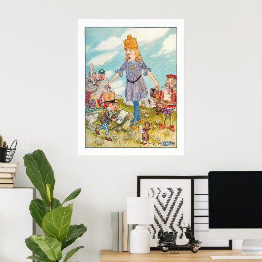 Lederen uit Alice: Alice en haar vrienden Poster (Thuiskantoor)