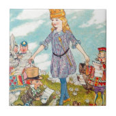 Lederen uit Alice: Alice en haar vrienden Tegeltje (Voorkant)