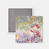 Lederen uit Alice: een Mad Tea Party Magneet (Voorkant / Achterkant)