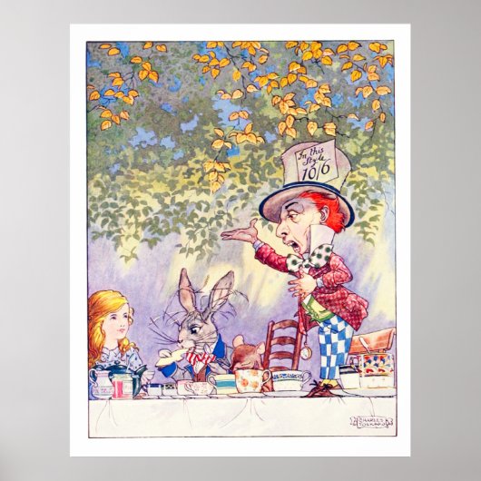 Lederen uit Alice: een Mad Tea Party Poster (Voorkant)