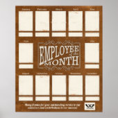 Lederen werknemer van het poster van de maandfotov (Voorkant)