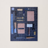 Lederen werktuigkit - 8x10 - 110 pc's legpuzzel (Verticaal)