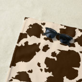 Lederen Wild Abstract elegant dierpatroon Strandlaken (In situ)