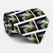 Lederen Zee Mannen T-shirt Stropdas (Opgerold)