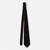 Lederen zwarte kleur Sjabloon Elegant Classic Cool Stropdas (Achterkant)