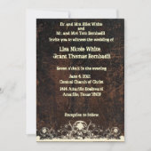 Lederenblik, shabby-weddenschap kaart (Voorkant)