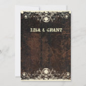 Lederenblik, shabby-weddenschap kaart (Achterkant)