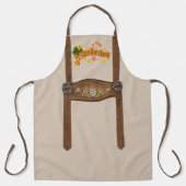 Lederhosen Duits en Oktoberfest Schort (Voorkant)