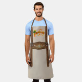 Lederhosen German and Oktoberfest Schort (Gedragen)
