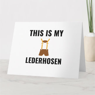 Lederhosen Kaart
