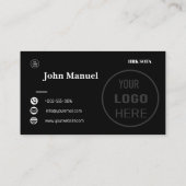 Lederkleding voor meubelen Ontwerp Professional Visitekaartje (Achterkant)