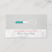 Lederkleurige sierstrip | Whiskgereedschap Visitekaartje (Voorkant)