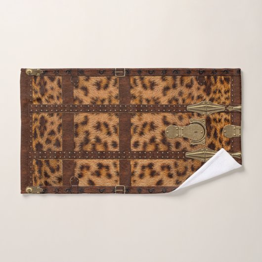  lederstam Jaguar Animal Print Bad Handdoek (Handdoek)