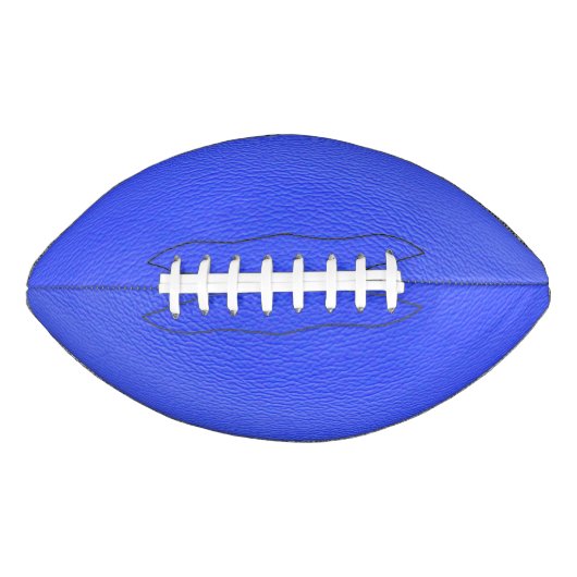 lederstructuur, blauw american football (Voorkant)