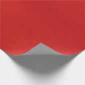 lederstructuur, rood cadeaupapier (Hoek)