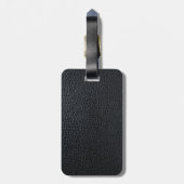 Ledertextiel Bagagelabel (Achterkant verticaal)