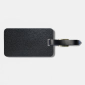 Ledertextiel Bagagelabel (Achterkant horizontaal)