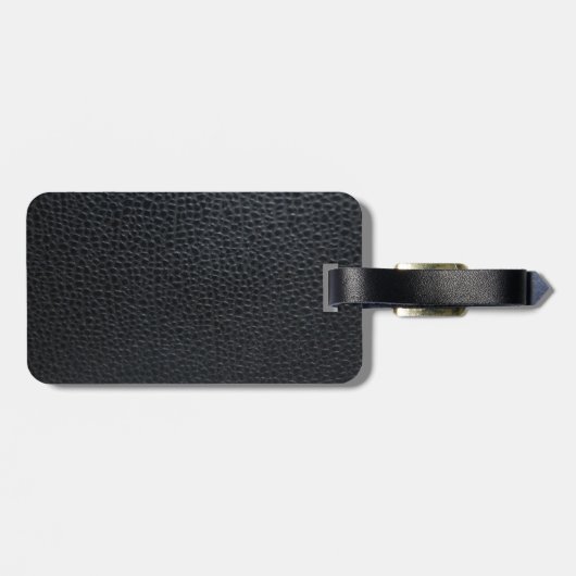 Ledertextiel Bagagelabel (Achterkant horizontaal)