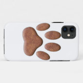 Ledertextiel Dog Paw Print Case-Mate iPhone Case (Achterkant (horizontaal))