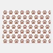 Ledertextiel Dog Paw Print Inpakpapier Vel (Voorkant 3)