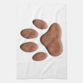 Ledertextiel Dog Paw Print Theedoek (Verticaal)
