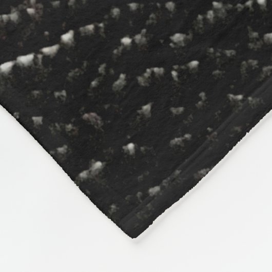 Ledertextuur, bijbelbekleding fleece deken (Hoek)