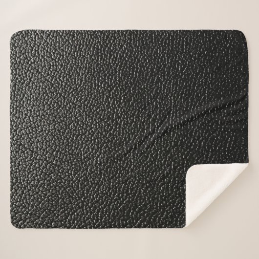 Ledertextuur, bijbelbekleding sherpa deken (Voorkant (horizontaal))