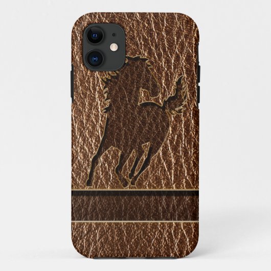 Lederuitkijk Case-Mate iPhone Case (Achterkant)