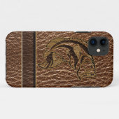 Ledervis Case-Mate iPhone Case (Achterkant (horizontaal))