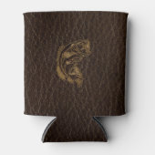 Ledervis donker blikjeskoeler (Voorkant)