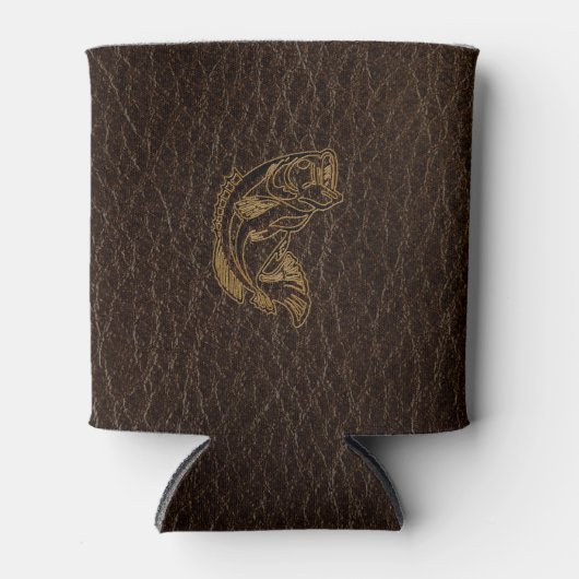 Ledervis donker blikjeskoeler (Voorkant)