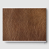 Ledervis Gastenboek (Achterkant)