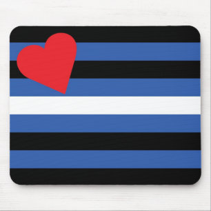 Ledervlag (traditioneel) muismat
