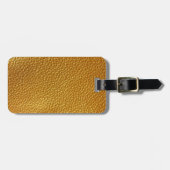 Ledervormig Bagagelabel (Voorkant horizontaal)