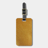 Ledervormig Bagagelabel (Voorkant verticaal)