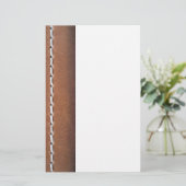 Ledervormig uiterlijk briefpapier (Staand voorkant)