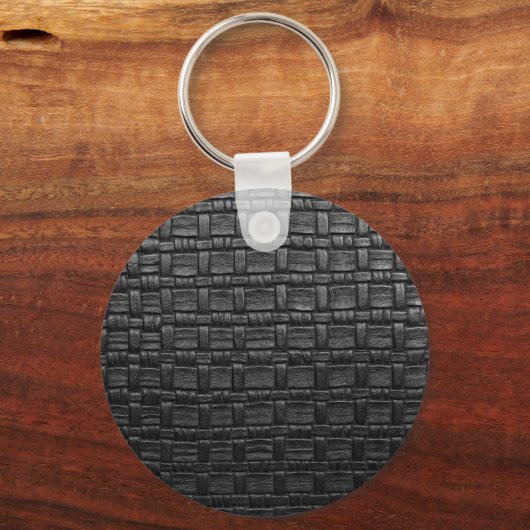 Ledervormig uiterlijk sleutelhanger (Voorkant)