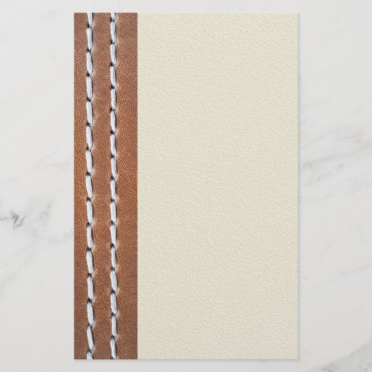 Ledervormige structuur briefpapier (Voorkant)